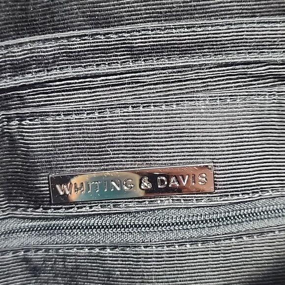 Whiting and Davis Black Mesh Body Chunky Chain Shoulder Bag - Picture 4 of 16